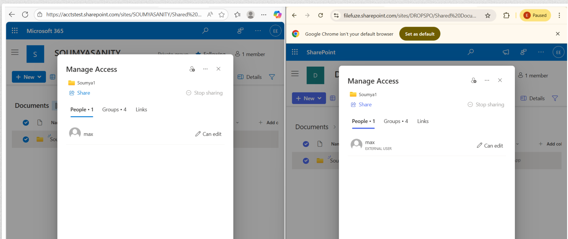 Root Folder Permissions