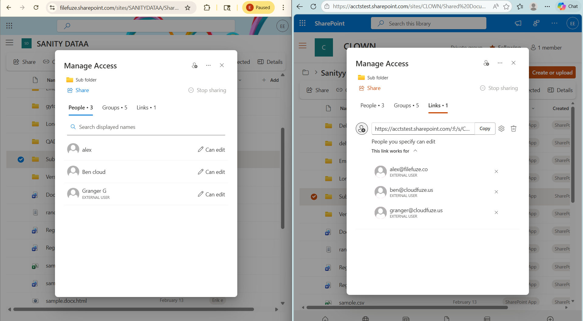 Sub-folder permissions