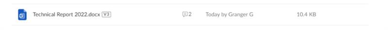Box file comments