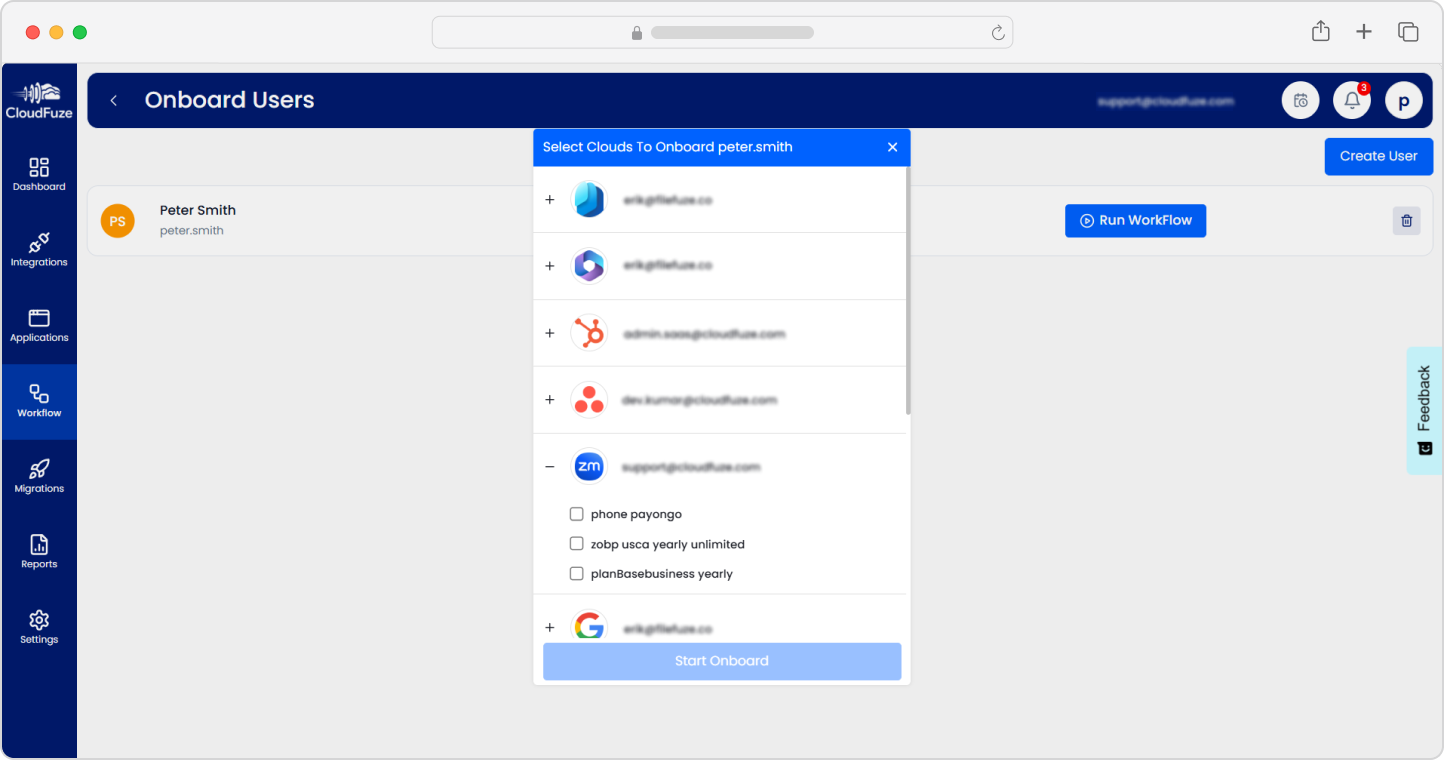 Onboarding Dashboard Preview