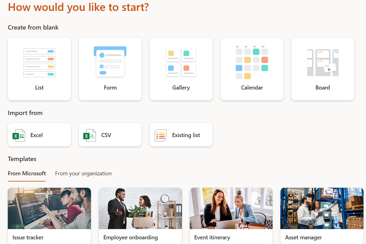 Blank List in SharePoint