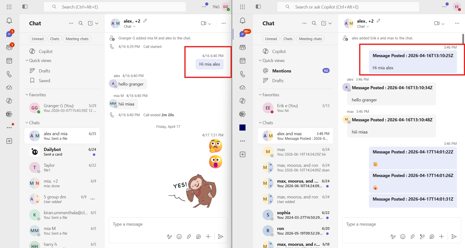 DMs Timestamps preserved during Microsoft Teams to Teams migration with CloudFuze
