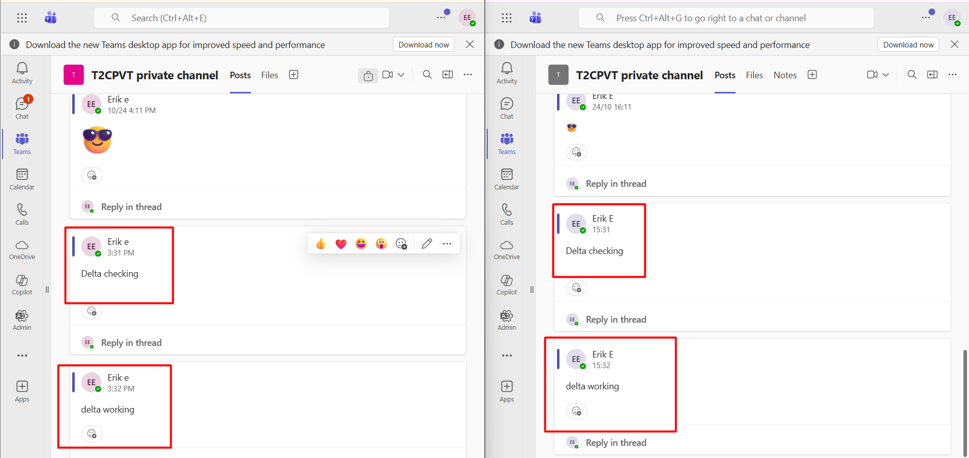 Teams Delta Migration from One Tenant to Another