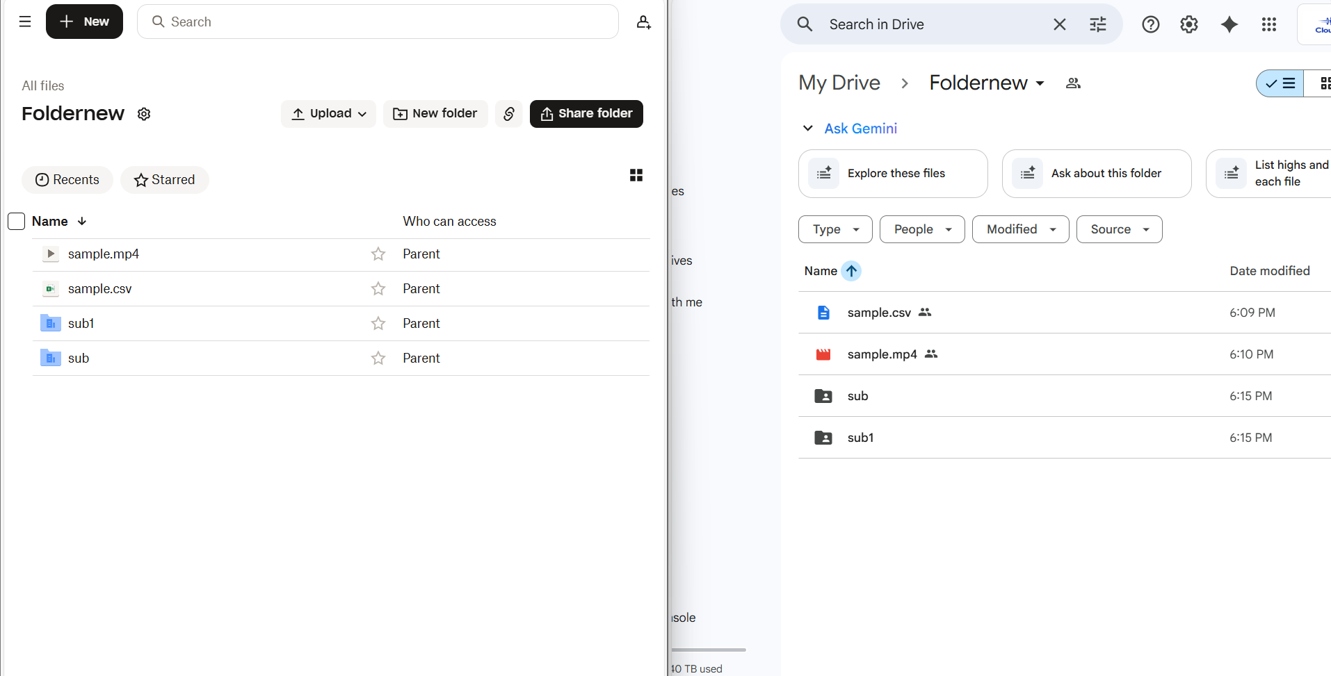 data from Dropbox in the new Google Drive