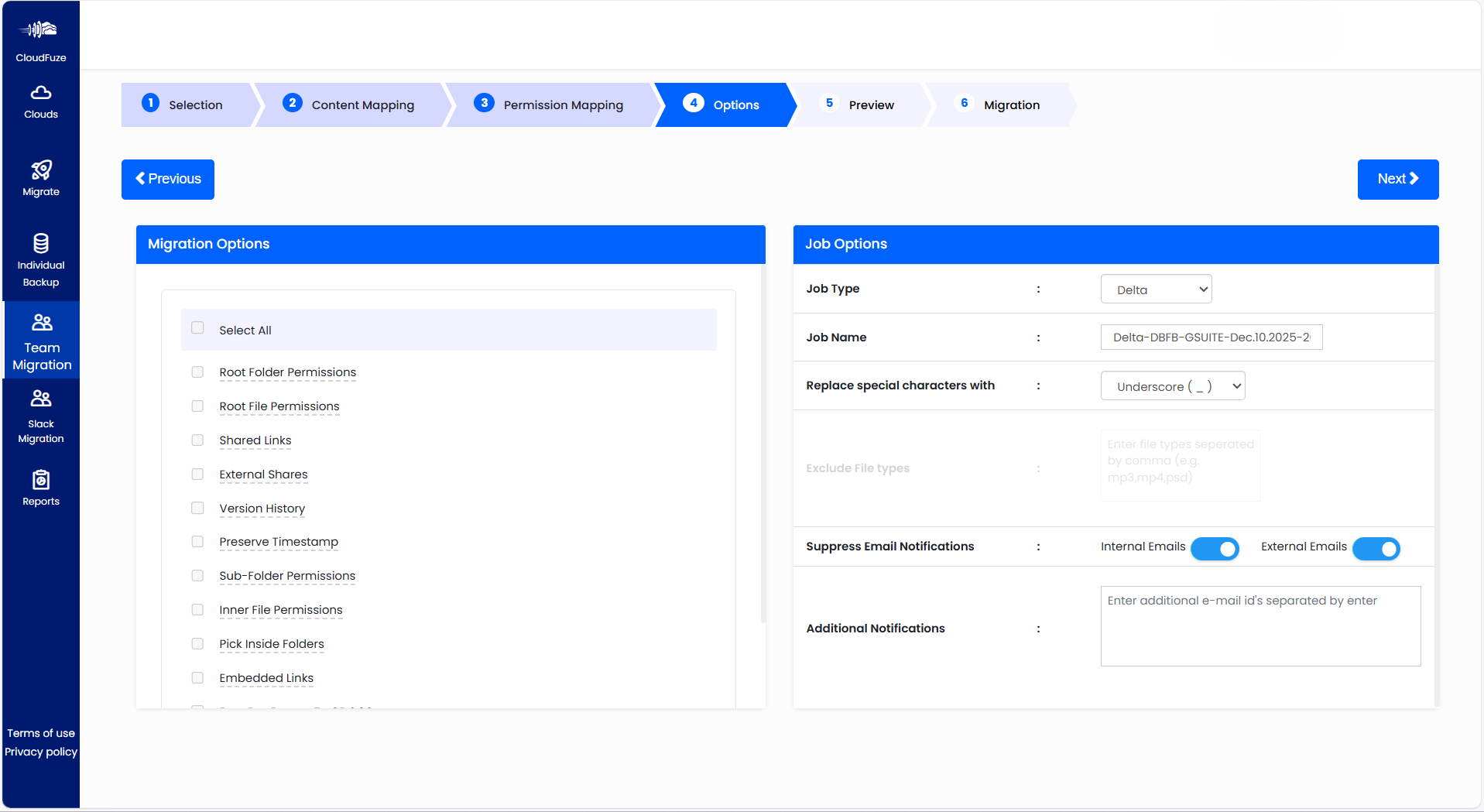 initiate a delta migration after your one-time migration