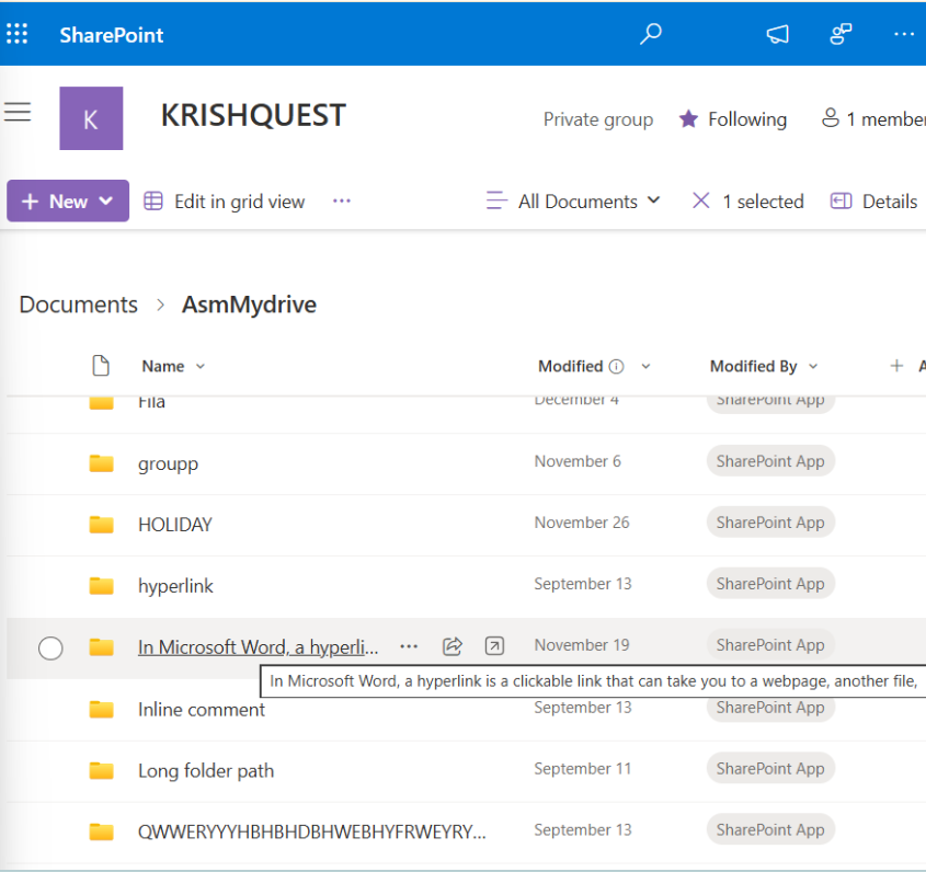 Replication of file names using CloudFuze Migrate in SharePoint