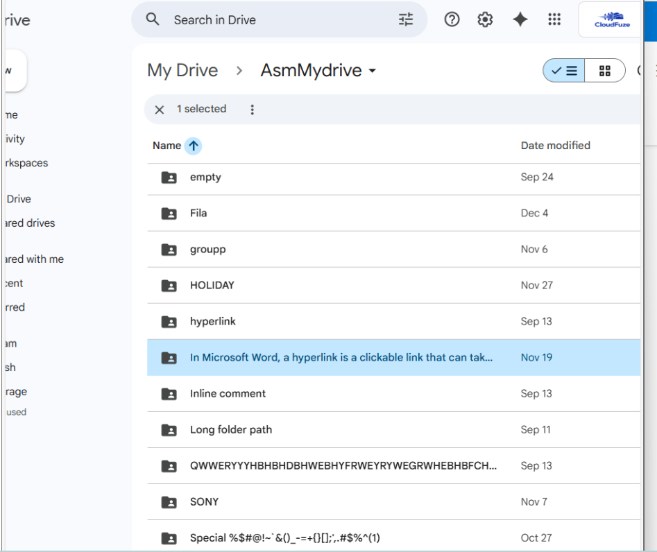 long file names in Google My Drive