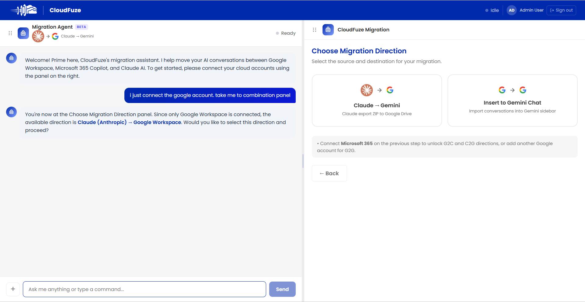 Choose the Migration Path