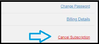 Cancel Subscription