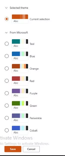 Custom Theme