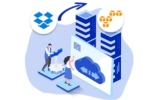Transfer Files from Dropbox Business to Amazon S3