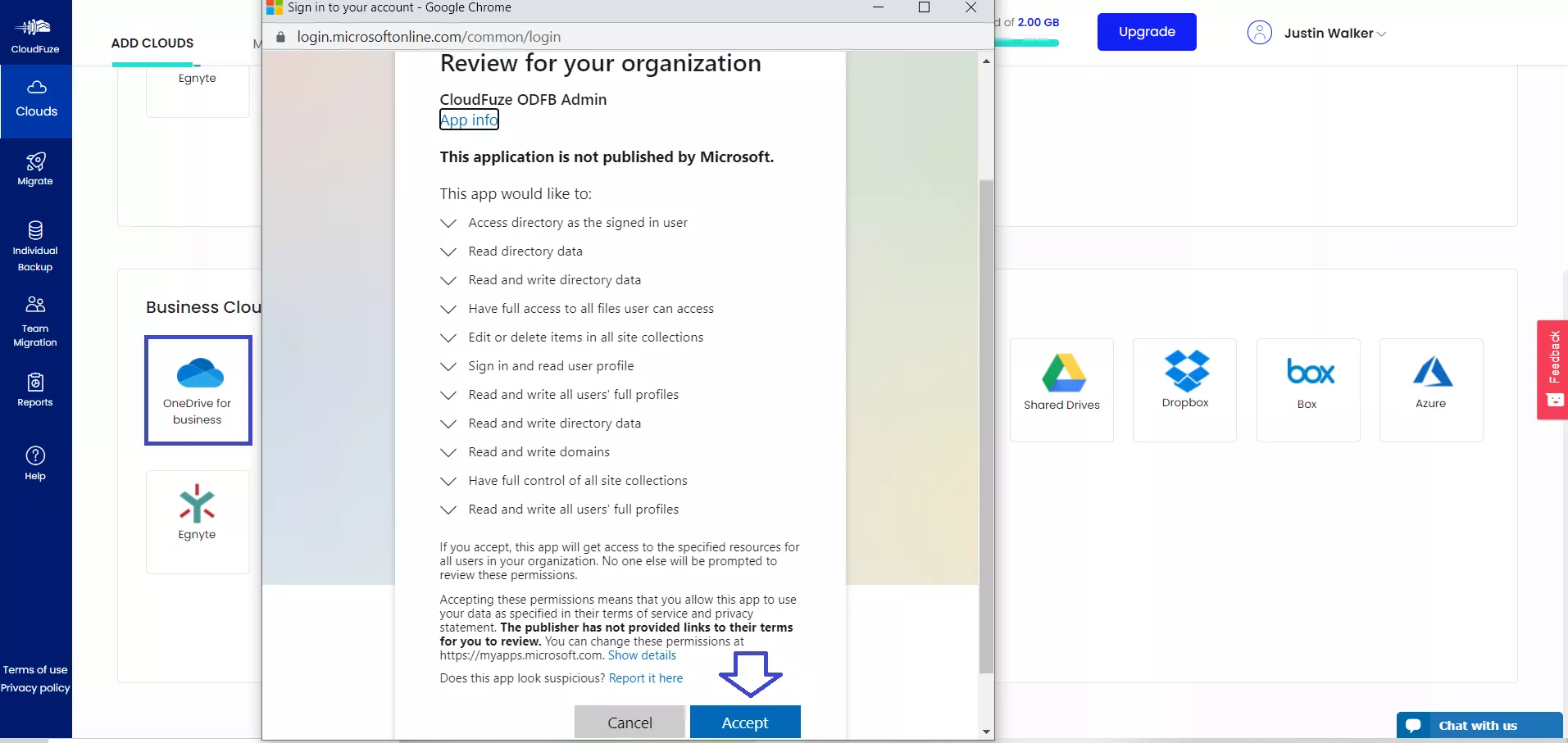 Cloud Adding Process
