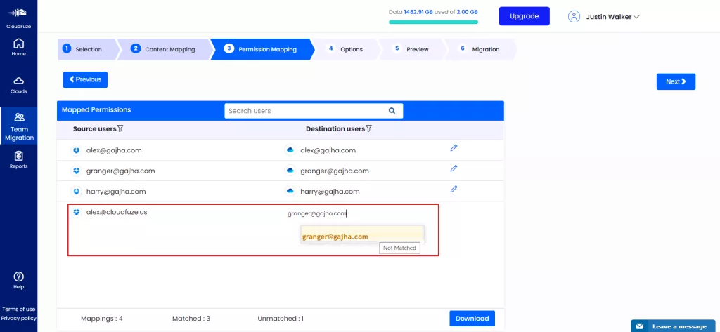 Customizing permissions mapping paths