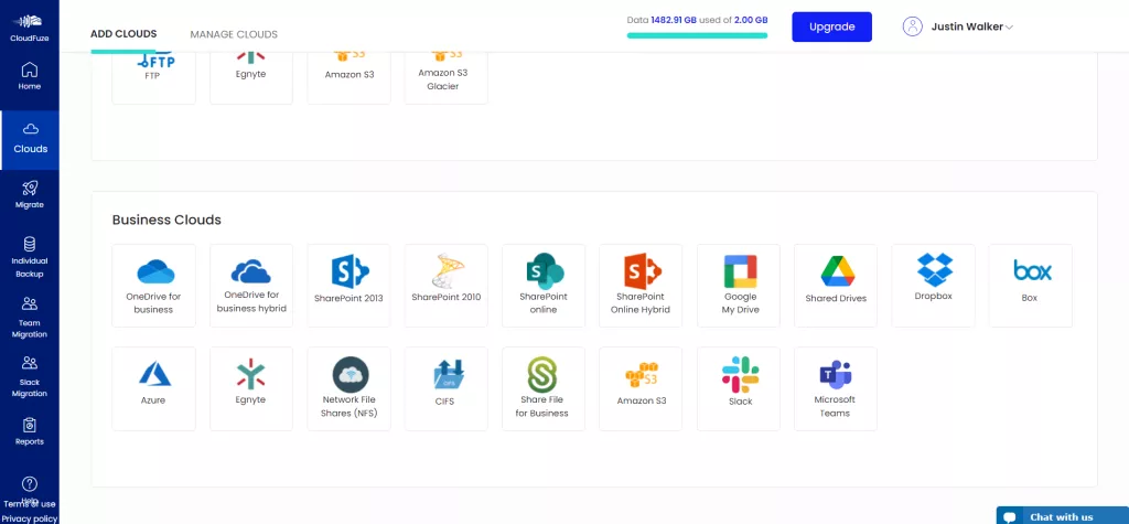 Business clouds section 1
