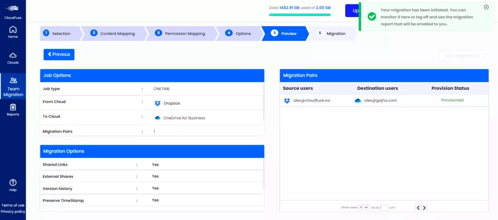 Starting Office 365 migration