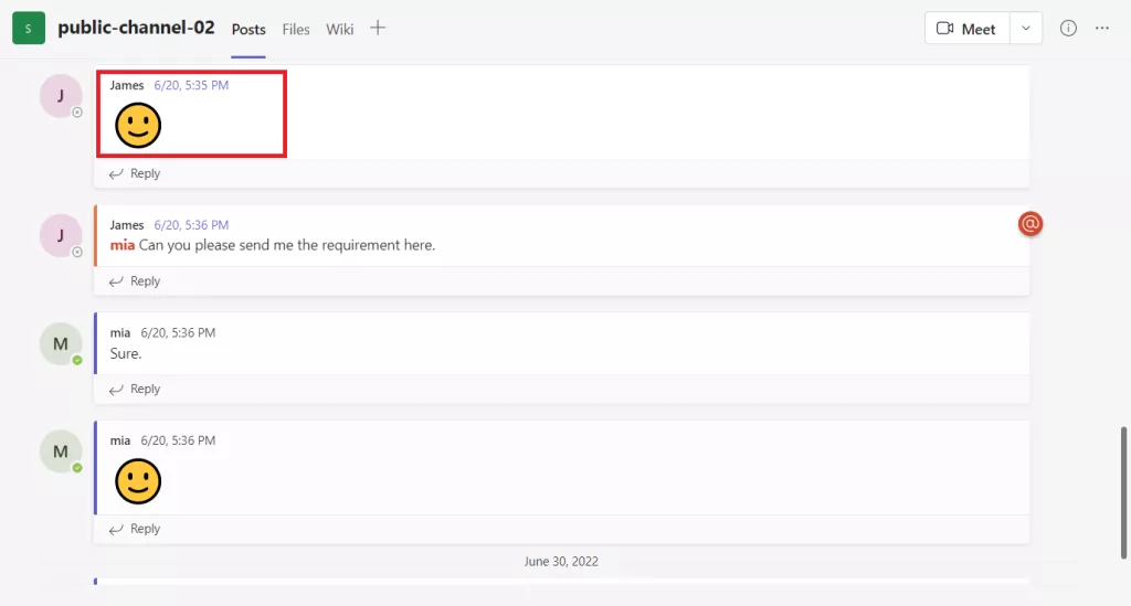 Slack public channel “public-channel-02”