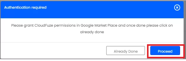 G Suite to CloudFuze