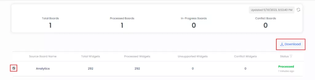 Download Reports 