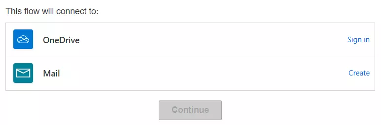 Flow to OneDrive and Mail 