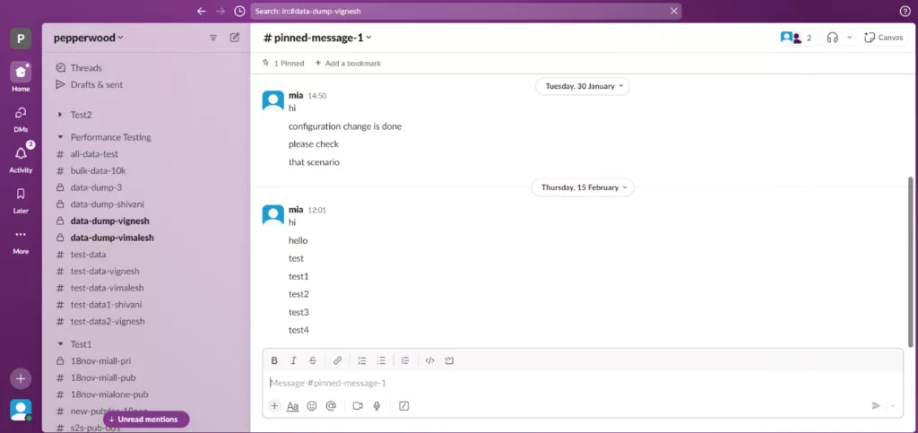 Slack Before Migration