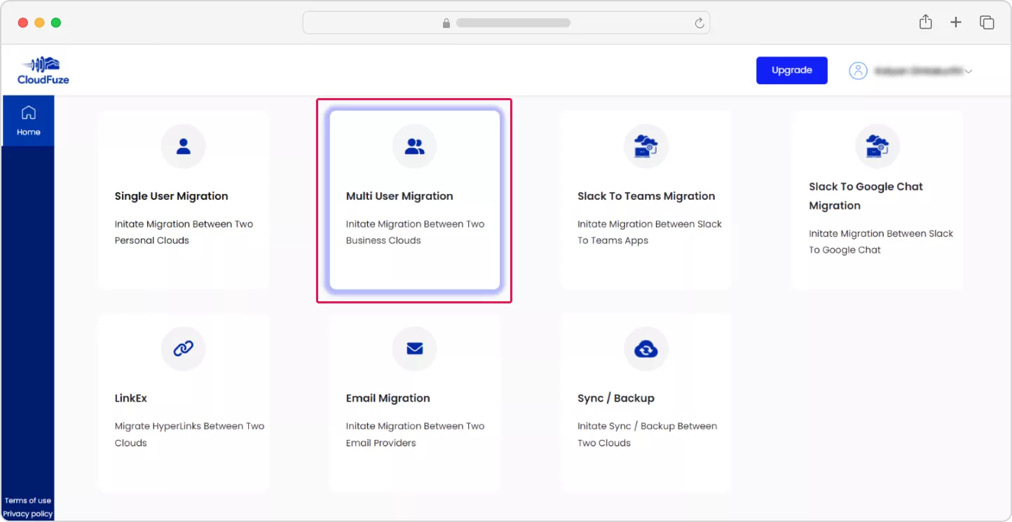 Select Multi User Migration