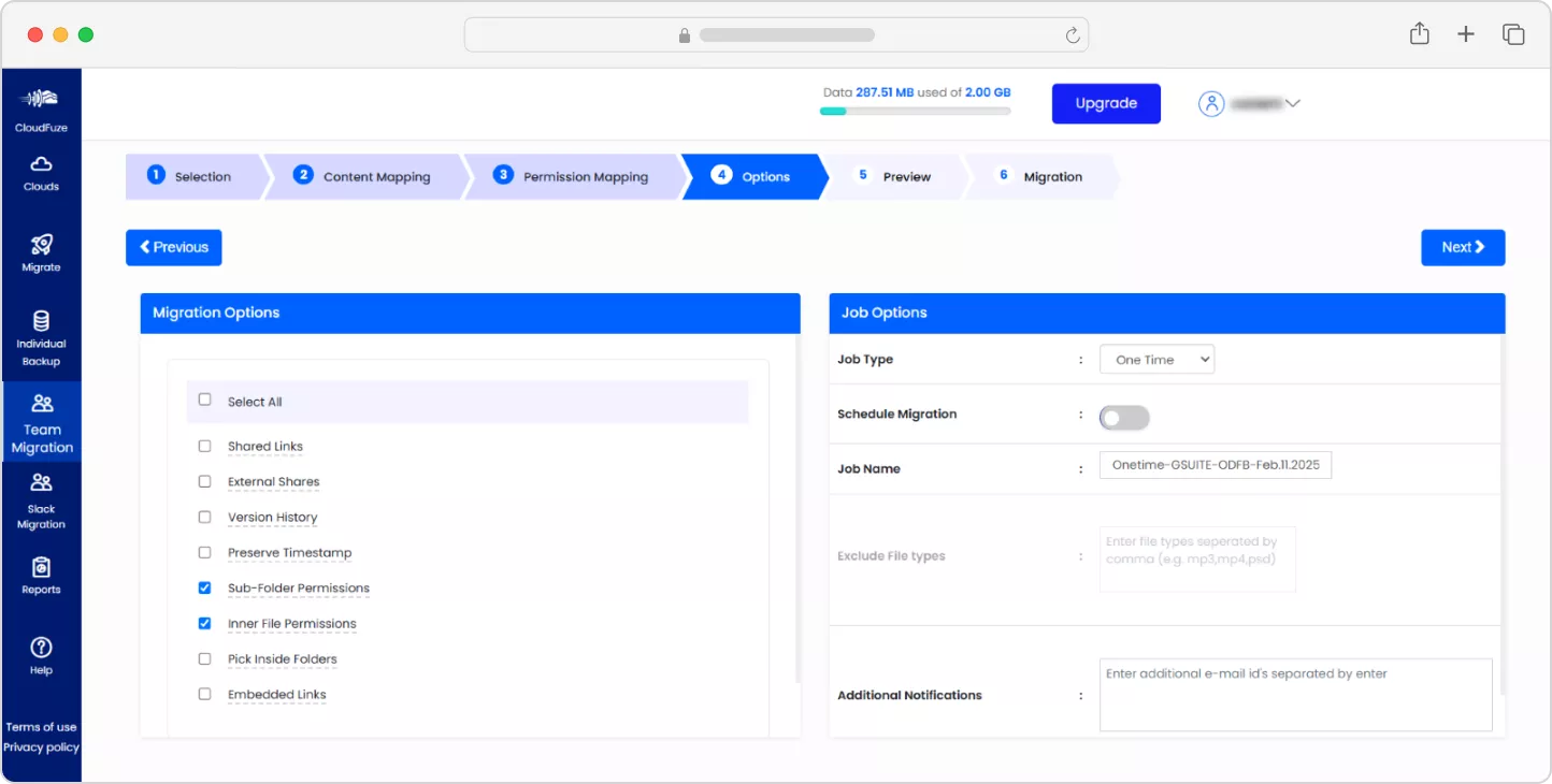 Permissions migration from Google Drive to OneDrive