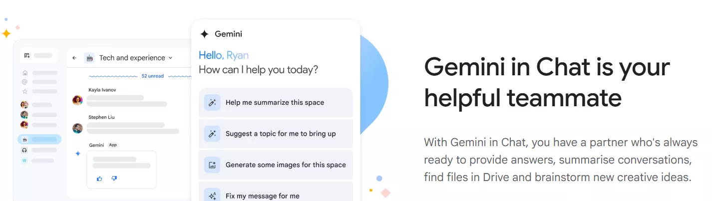 Gemini in chat