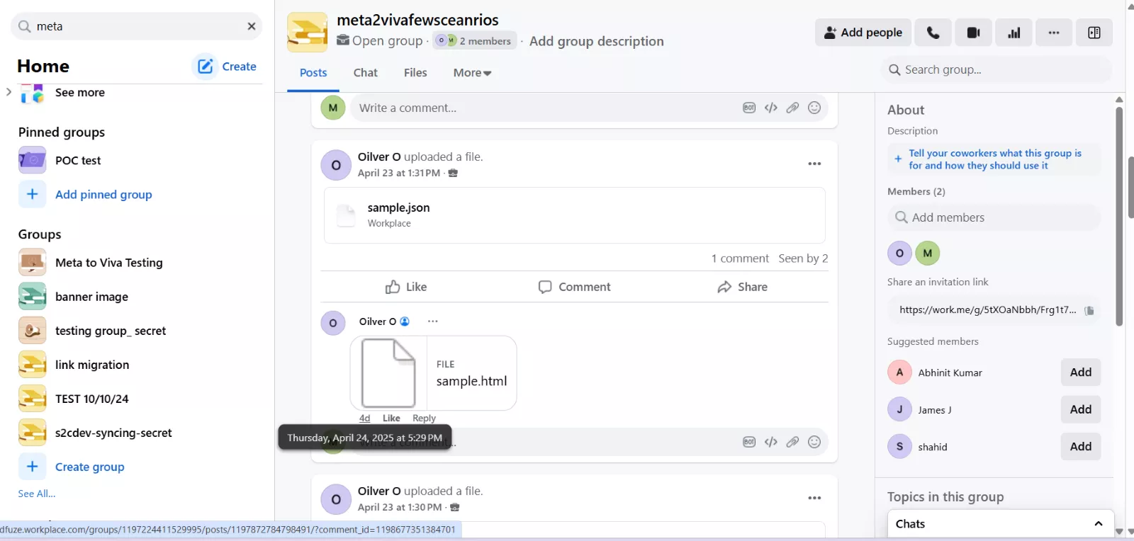 Meta Workplace