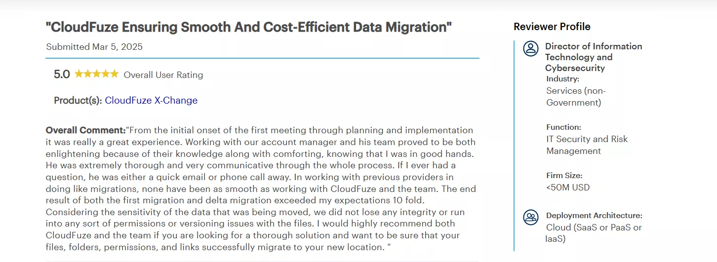 Data Migration Review