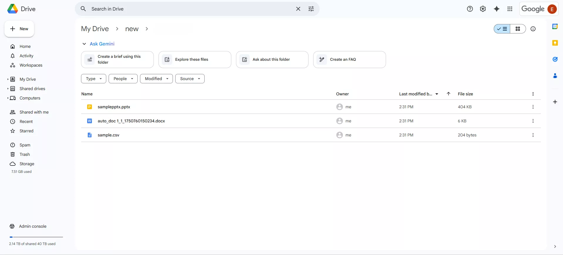 Word, Excel, and PowerPoint documents migrated from Dropbox to Google Drive