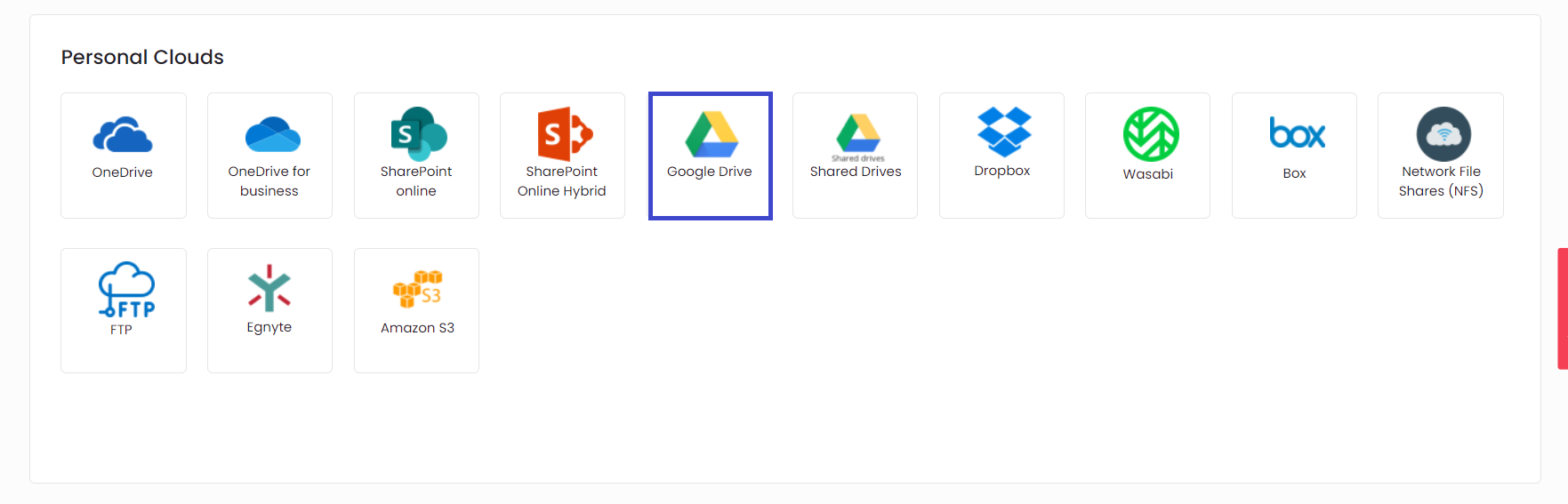 Locate Google drive