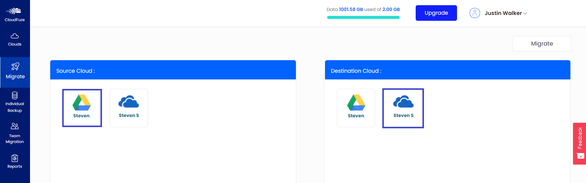 Select clouds