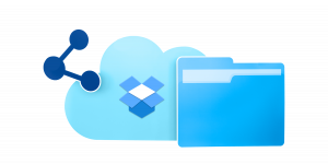 Share files in Dropbox