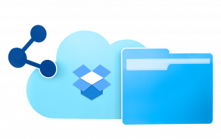 Share files in Dropbox