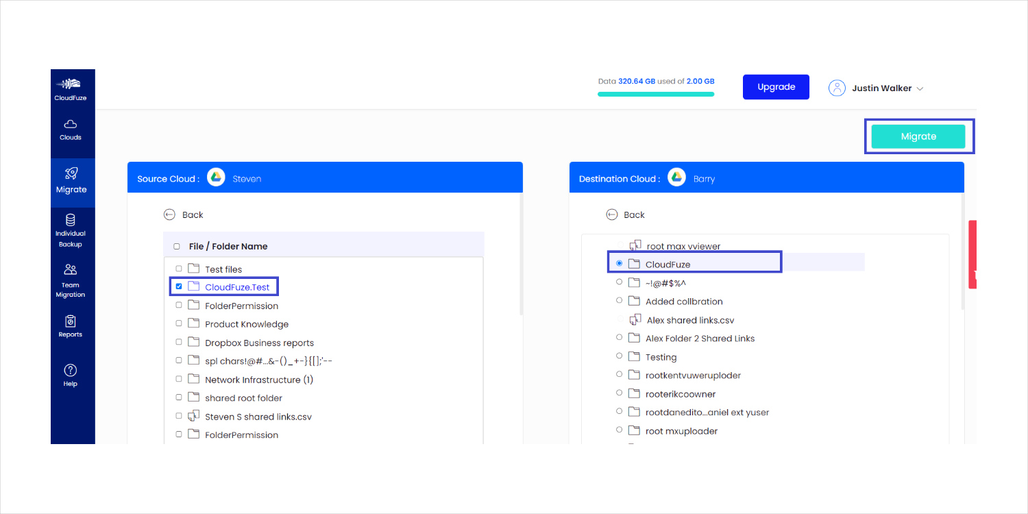 migrate entire data