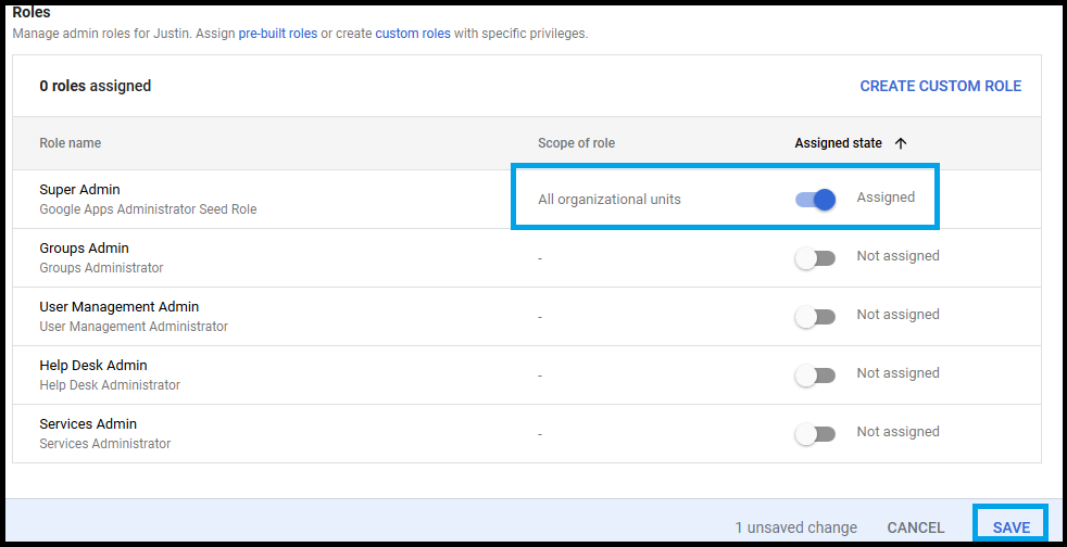 Verify Super Admin Status