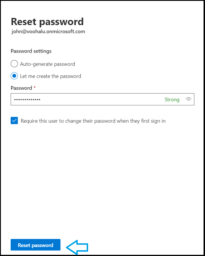 Create a Password