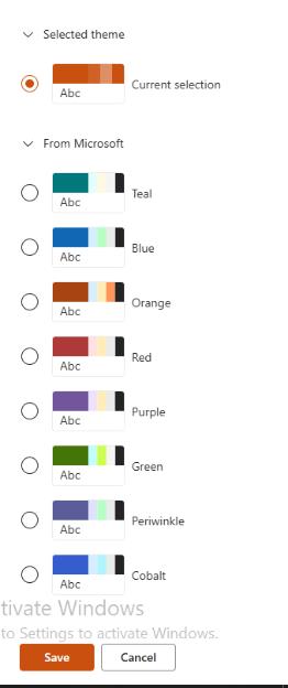 Custom Theme