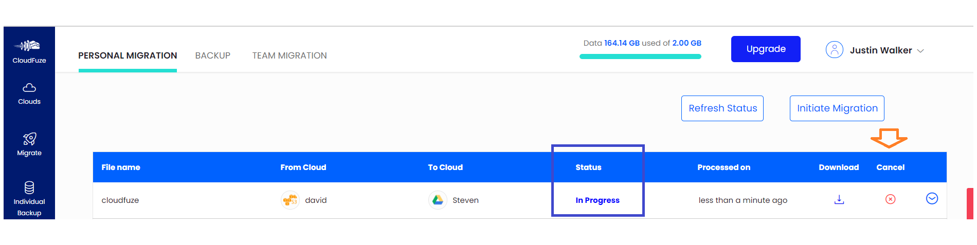 Migration is in Progress