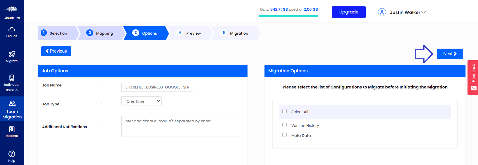 Choose Your Migration Options