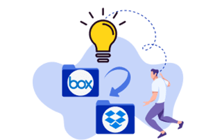 Transfer Files from Box to Dropbox