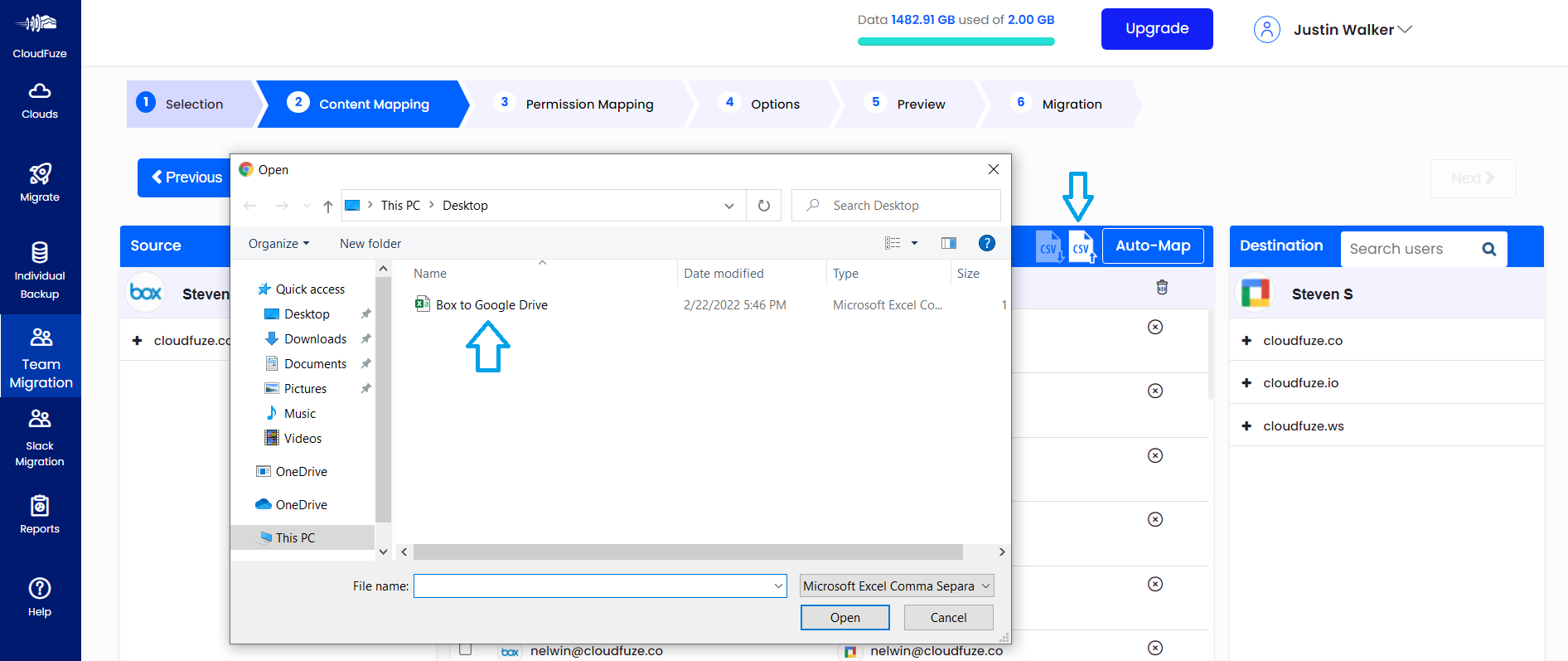 CSV file 