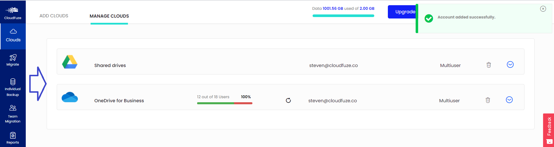 Verify Whether Clouds Added