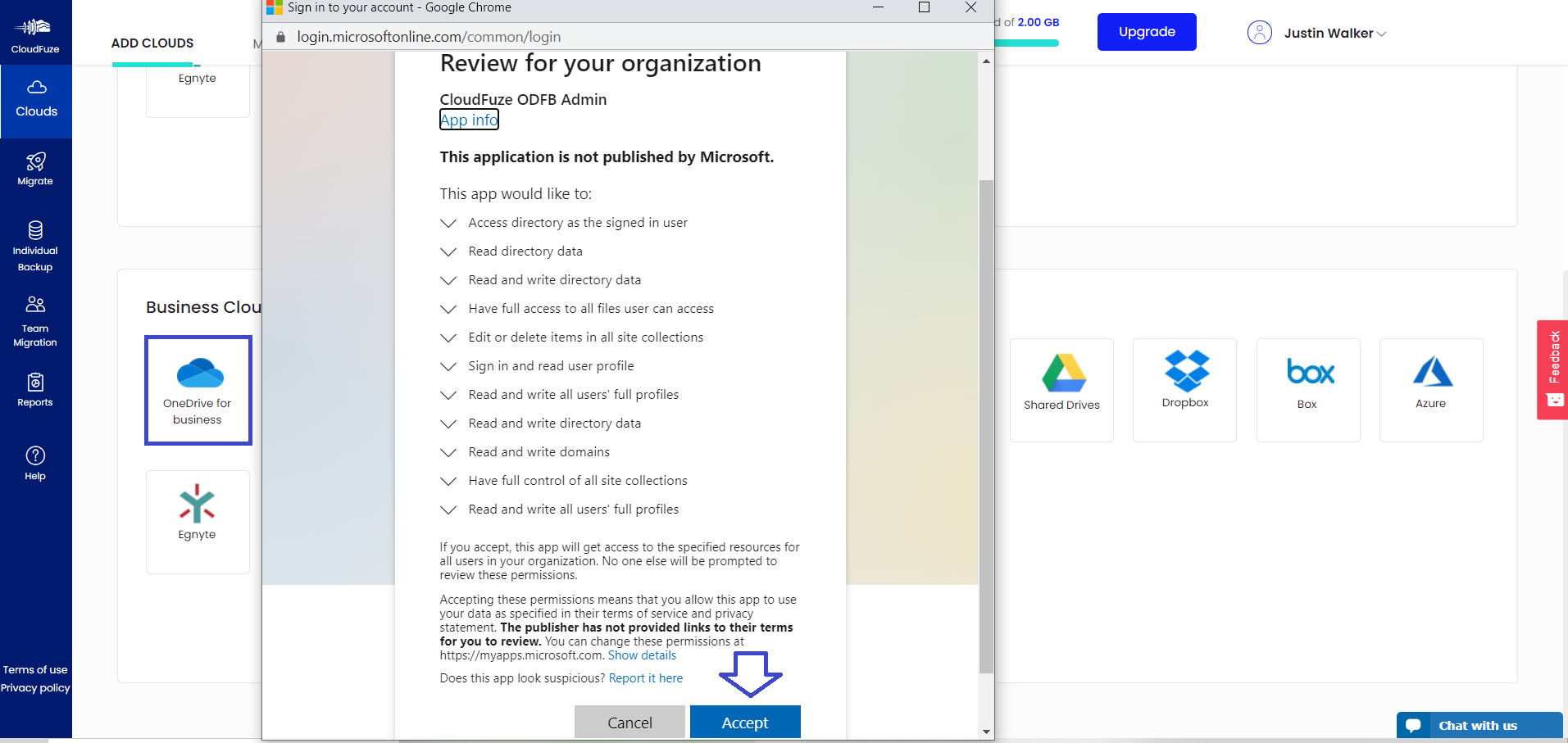 Cloud Adding Process