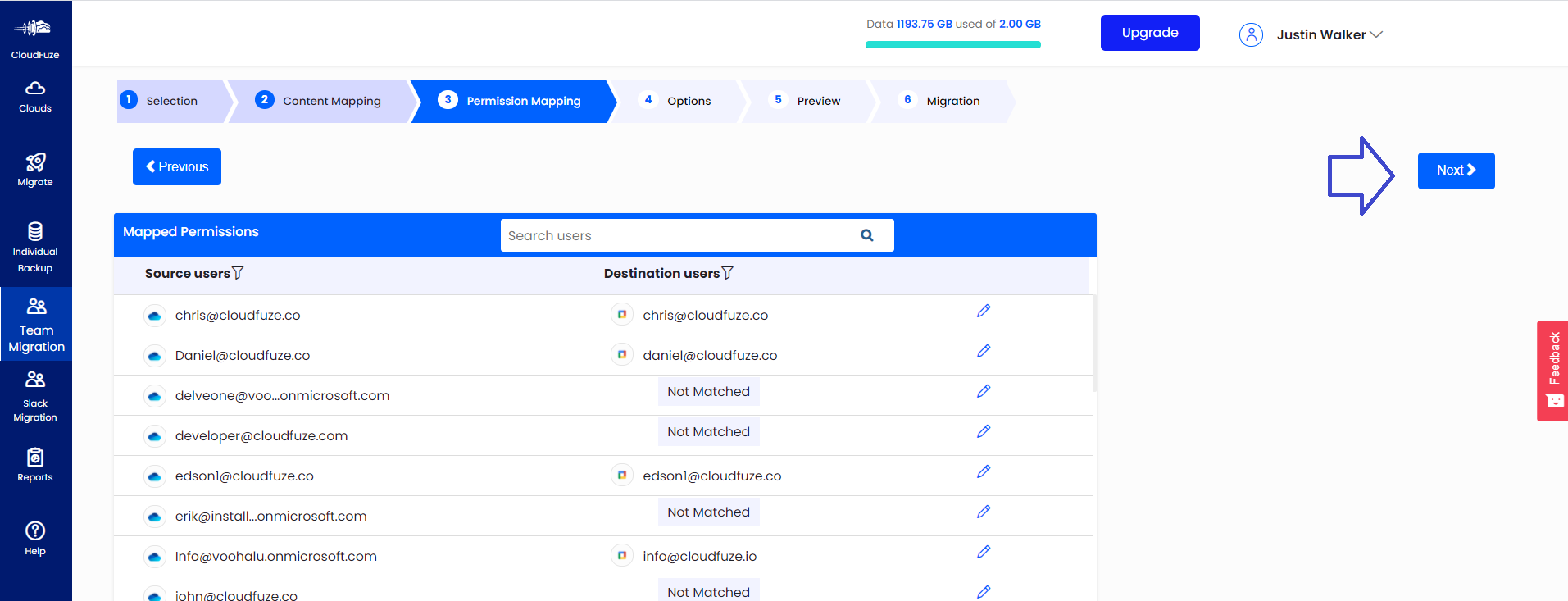 Permissions Migrate