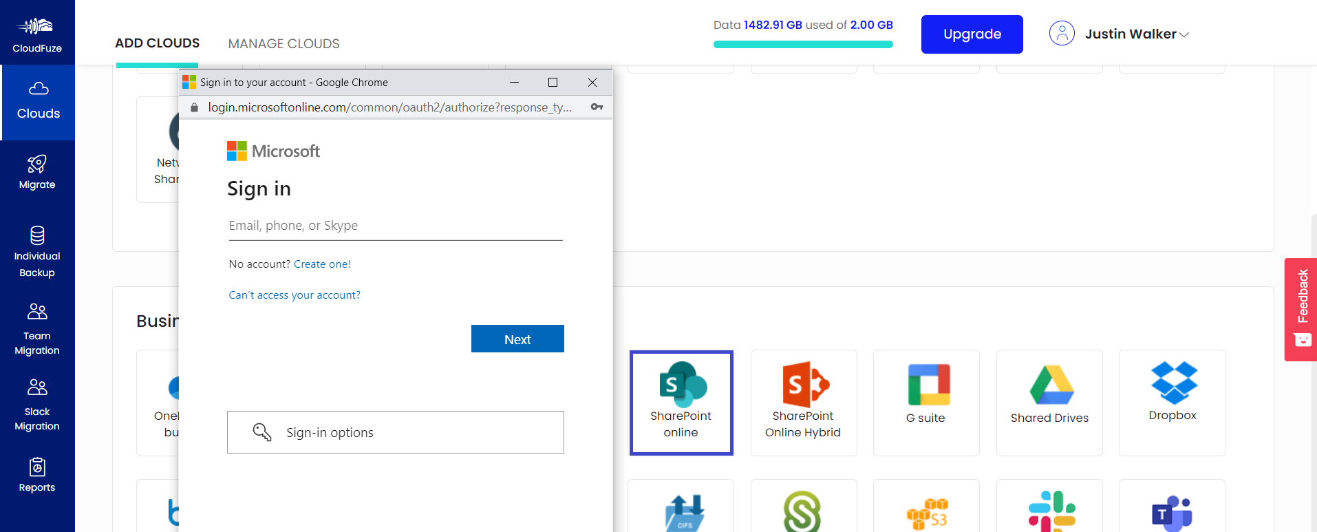 SharePoint Credentials