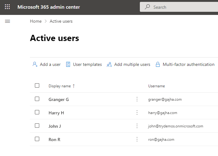 Active users