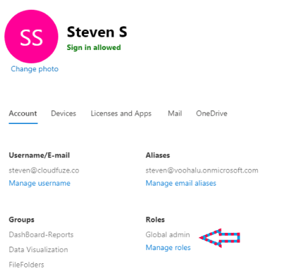 Office 365 global admin