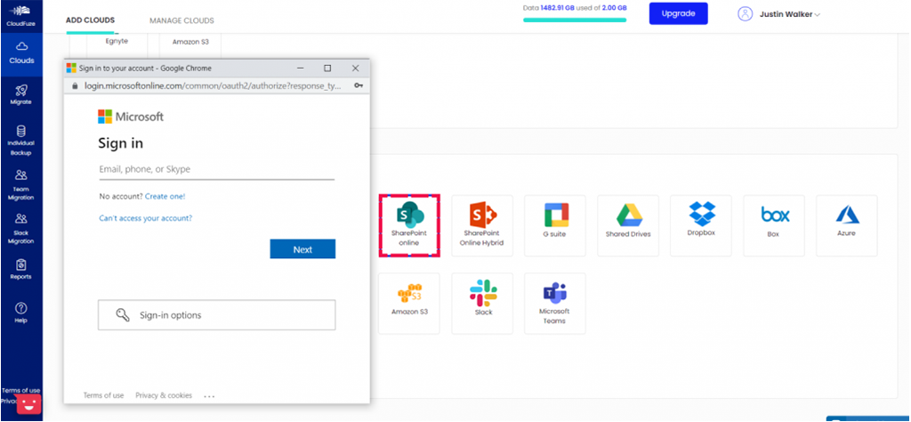SharePoint Online login