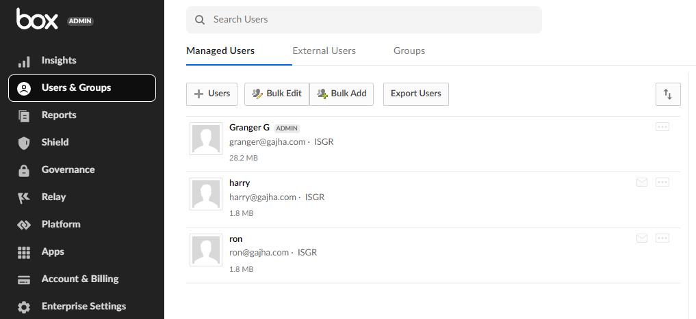 Users And Groups